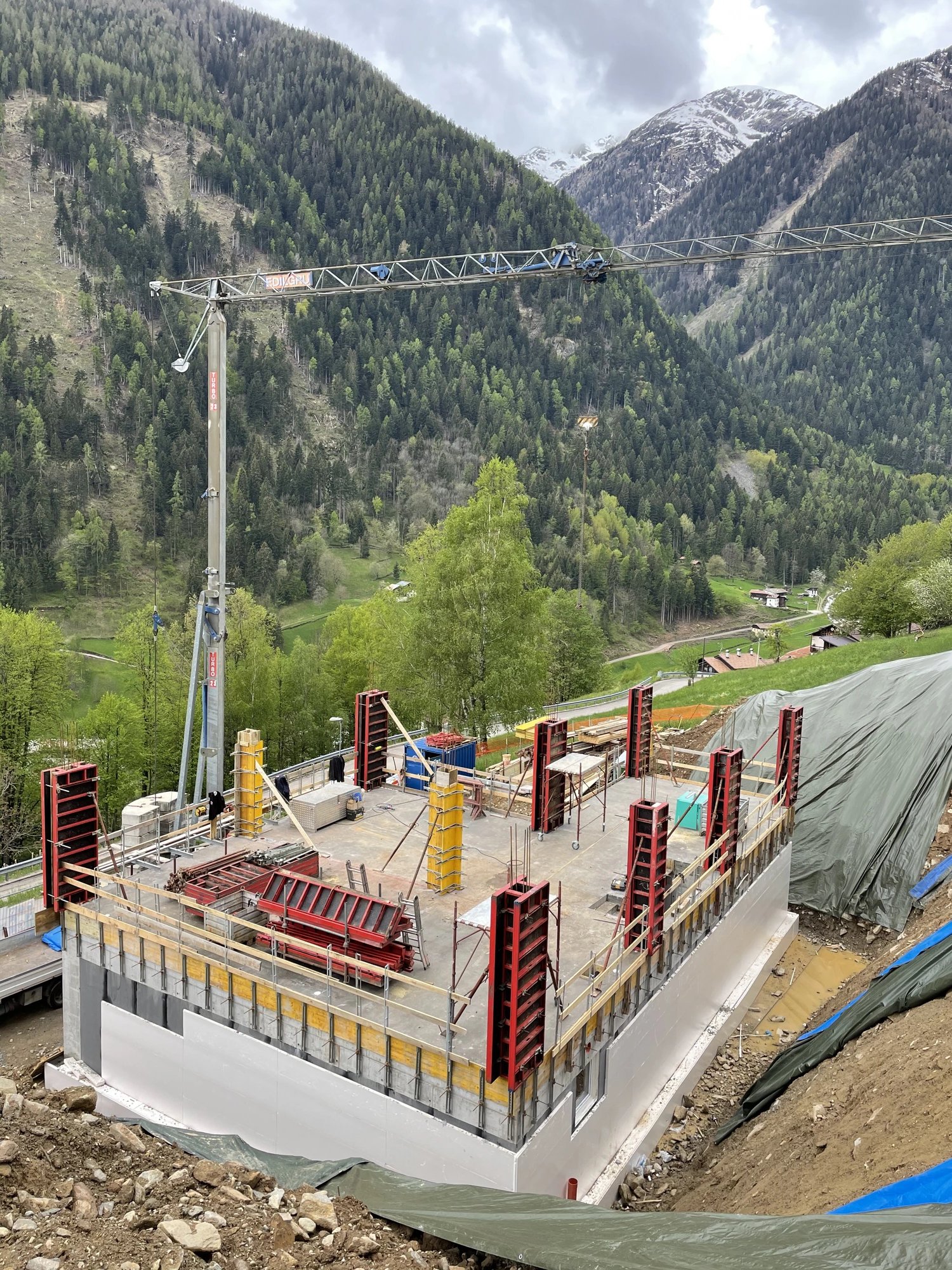 Casseri e getti in C.A. - Opere in Cemento Armato a Val di Rabbi (TN)